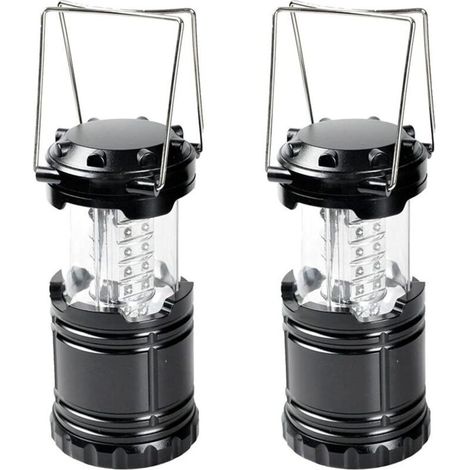 Linterna portátil, lámparas de camping, linterna de 30 LED para cortes de luz, iluminación de emergencia para tiendas de campaña, equipo y suministros de supervivencia para huracanes, lámpara a baterí (1/4)