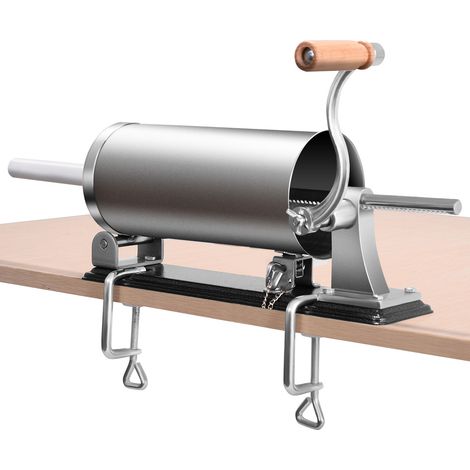 Costway Poussoir à Saucisses Machine à Saucisses Viande Hachée 4kg en Acier Inoxydable 4 tubes diamètre 17, 21, 25, 29 mm (1/2)