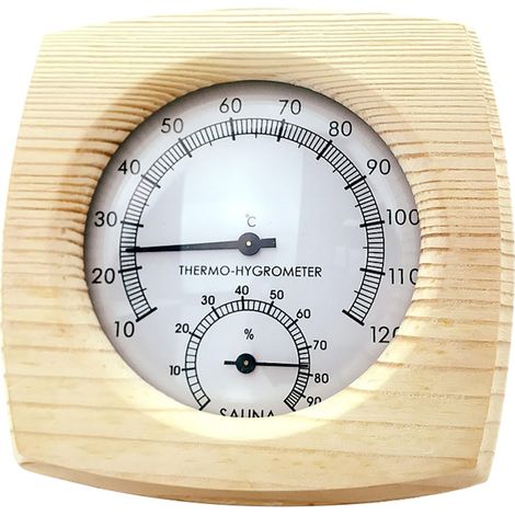 Applicable Thermomètre mural portable pour sauna - Mesure précise de la température et de l'humidité (1/4)
