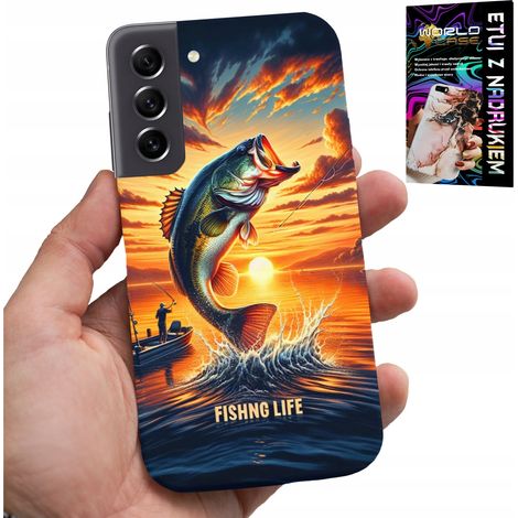 Custodia per Samsung Galaxy S21 - custodia a forma di canna da pesca + vetro (1/5)