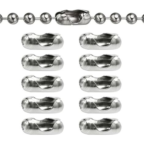 Pièces Connecteurs De Chaîne en Acier, Connecteurs pour Cordon De Store, Acier Inoxydable, Pièces De Réparation pour Stores Verticaux, Convient Aux Volets Roulants De 4,5mm (1/5)