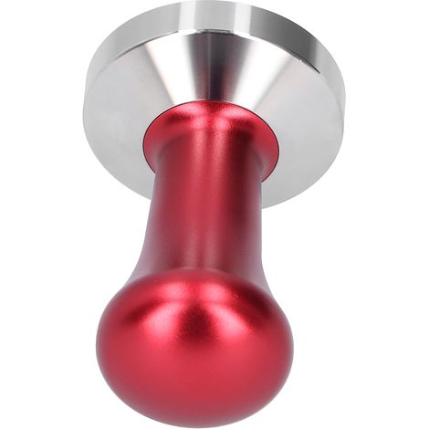 Pilon à Café Plat, Presse à Poudre Manuelle pour Préparation de Café, Accessoire de Cuisine Rouge
