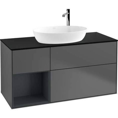 Villeroy & Boch F942HGGK Meuble sous-lavabo Finion F94 (1/2)