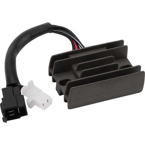 Original spare part for rectifier, voltage regulator and charge regulator of Suzuki GN250 (1985-2001) / TU250 (1997-2001) motorcycles.
