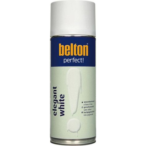 Bombe de peinture - Blanc élégant - Tous supports - Belton Perfect - 400ml