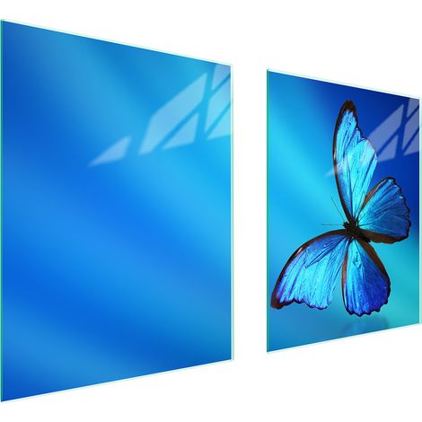 GLASSCHUTZPLATTE FÜR HERD 85x52 BUTTERFLY (1/5)