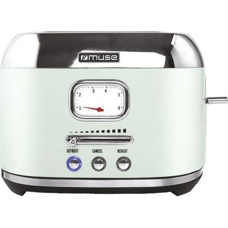 Muse MS-120AG Tostapane elettrico verde design retrò (1/3)