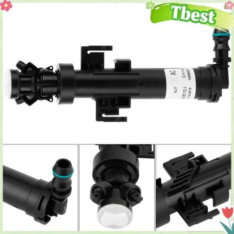 Tbest Buse de lave-phares Buse de Pulvérisation de Lave-phare Droit 8R0 955 102A, Excellent Remplacement pour auto coffret (1/5)