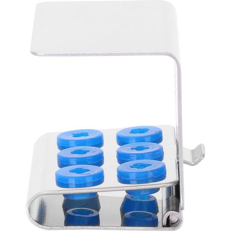Porte-embouts endodontiques dentaires à 6 trous, nettoyant en silicone, boîte de nettoyage haute température (1/5)