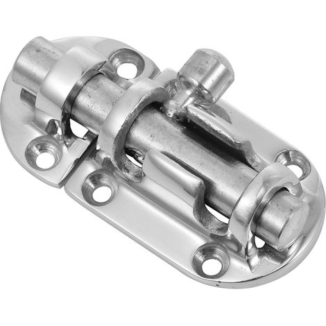 Verrou Coulissant en inox 60x28 Mm (1/5)