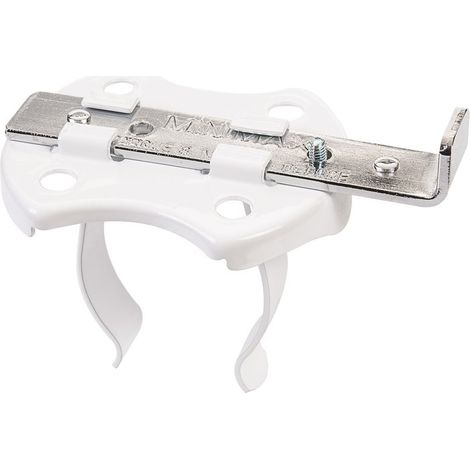 Support de fixation chauffage central pour radiateur fonte 4 à 6 branches – Écartement 160 mm – Vendu par 2 – Ledin
