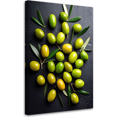 Tableau déco Olives fruits 70x100 (1/4)