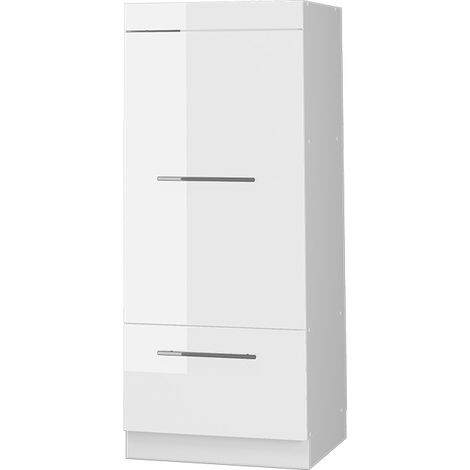 Armoire micro-ondes Fame-Line, Blanc Haute brillance, 60cm, Vicco