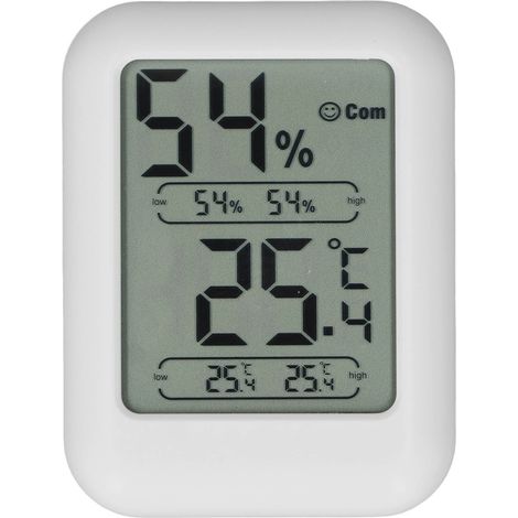Thermomètre et hygromètre magnétique à grand écran numérique pour la maison et le bureau (1/5)