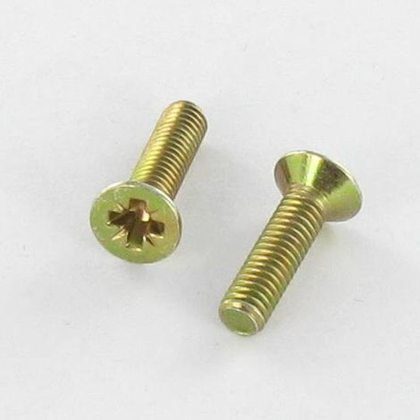 Vis métaux Tête fraisée Pozi N°2 M4X16 Bichromaté-1 pièce