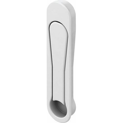 Poignée cuvette escamotable pop-up - Profondeur (mm) : 11 - Finition : Blanc RAL9016 - Carré (mm) : 7x25 -