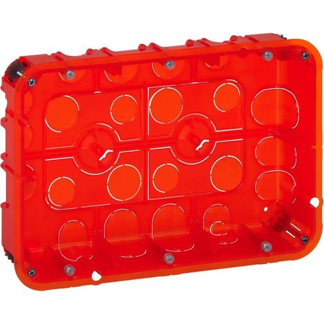 Boîte multimatériaux Batibox grand format 2x2 postes ou 2x4 à 5 modules profondeur 50mm LEGRAND 080124