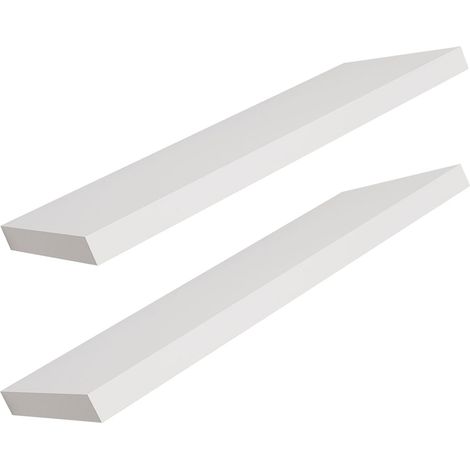 2 Stück Wandregal weiß 100cm -M04711-2er WR106-2