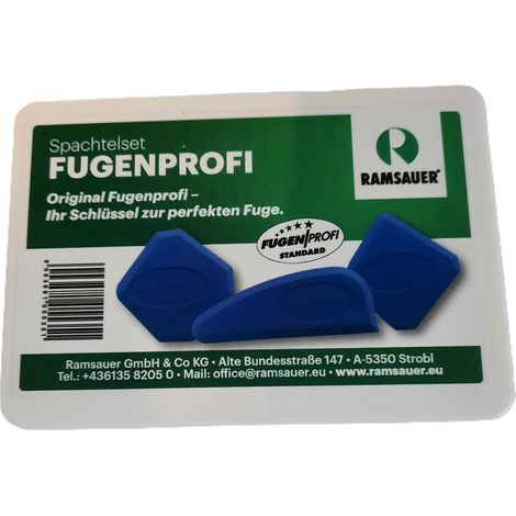 Ramsauer 3er Spachtelset Fugenprofi Silikon Acryl Hybrid Dichtstoff Fugenzieher (1/5)