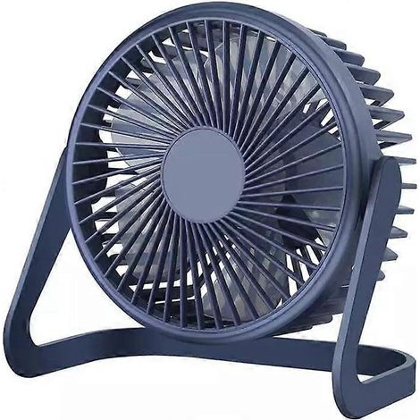 Ventilatore da tavolo compatto, ideale per l'ufficio, con flusso d'aria potente, funzionamento silenzioso e rotazione a 360 gradi. (1/5)