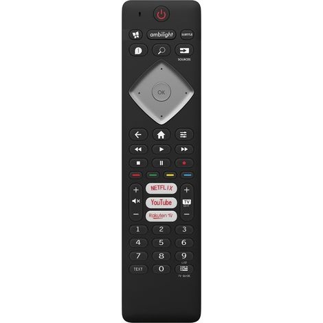 Télécommande dédiée, compatible avec les téléviseurs LCD/LED Philips, avec touches de raccourci pour Netflix/YouTube, fonctionnement plug and play. (1/2)