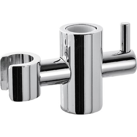 Supporto scorrevole in abs cromato per asta d. 20 mm scorrevole sc 208 ottone d. 20 (1/2)