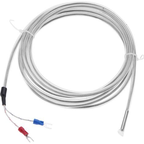 Thermocouple Type K 2 Fils Étanche Résistant à la Corrosion PTFE (1/5)