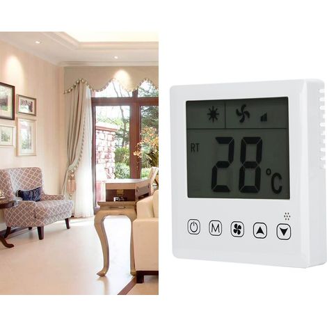 8839F LCD-Digitalthermostat für Klimaanlagen, Temperaturregler mit Touchscreen, 180–260 V Wechselstrom (1/5)