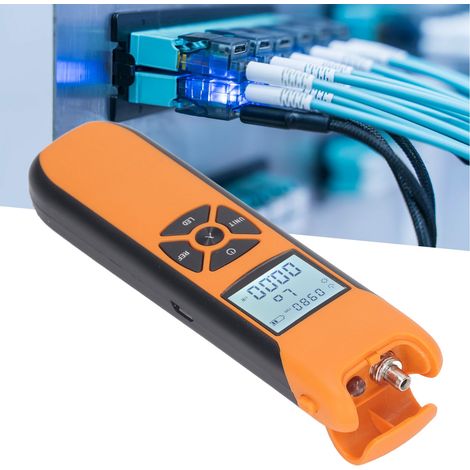 Mini wattmètre optique, détecteur de fibre optique rechargeable haute précision, testeur d'atténuation optique, wattmètre optique (1/5)