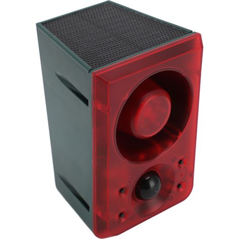 Alarme solaire extérieure à détecteur de mouvement, 3 modes, étanche, avec télécommande, idéale pour la maison, villa, jardin, ferme ou grange. (1/5)