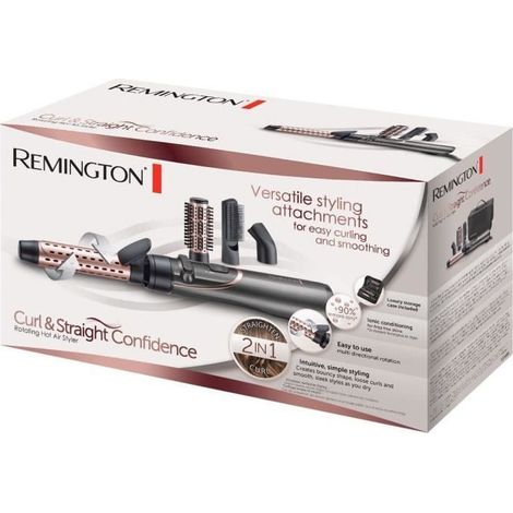 Remington AS8606 Brosse Soufflante Rotative Noir Or Rose (1/4)
