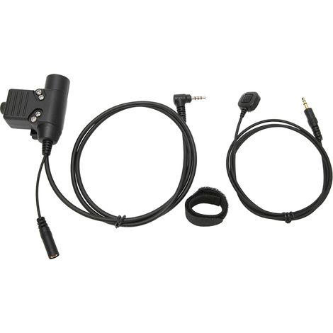 Adaptateur U94 PTT pour Yaesu VX3R, micro digital haute résistance, installation facile, couleur noire, compatible doigt (1/5)