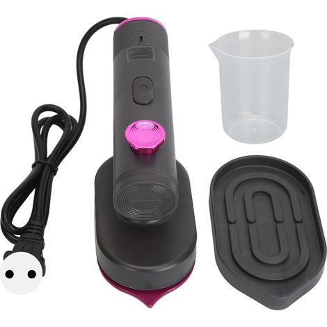 Fer à repasser vapeur portable, pour repassage à sec et humide, chauffe rapide, mini fer à repasser pour vêtements, idéal pour les voyages et la maison, prise UE 220 V (1/5)