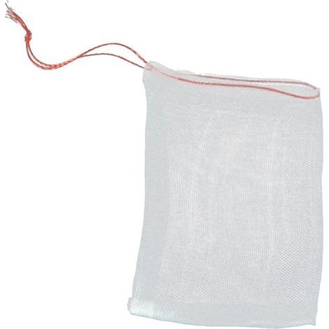 Lot de 100 sacs de protection pour fruits – Filet anti-insectes pour arbres fruitiers – Sacs en maille avec cordon de serrage pour protéger les tomates, les raisins, les mangues (10" x (1/4)