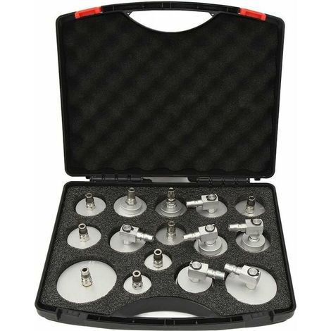 15-piece master brake cylinder adapter set, universal waterproof brake fluid bleed adapter for motor vehicles