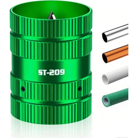 6-41 mm Ébavureur 2 en 1 pour tuyaux en cuivre et PVC (1/5)