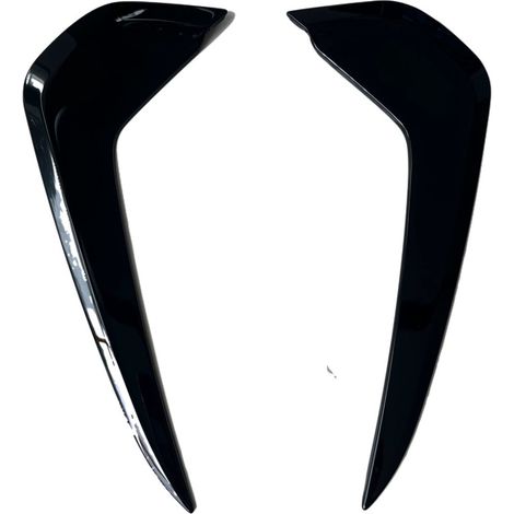 Suitable for Mazda CX-50 window trim modification, Black Warrior pure gloss black stainless steel rear triangle sticker (1/5)