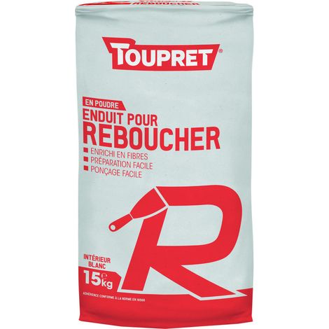 Toupret Básico y Obras Revestimiento para rellenar R Polvo 15kg - Toupret