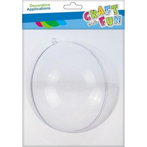 Ornamento decorativo, sfera in plastica, 18 cm