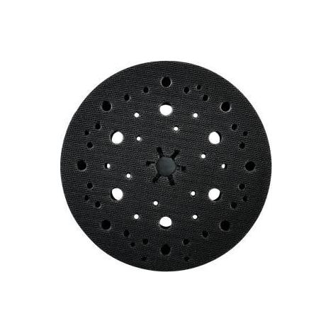 Plato de lija de 150 mm, dureza media, multiagujeros para lijadora METABO