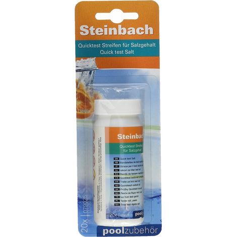 Steinbach Quicktest Streifen für Salzgehalt mehrfarbig Poolchemie