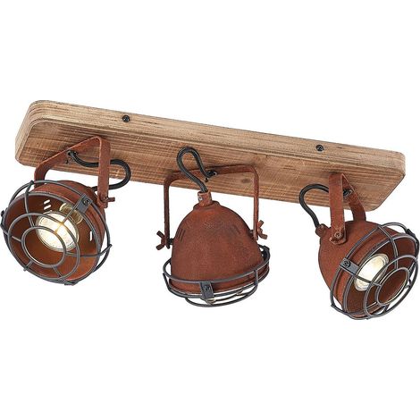 Strahler "Farovi" aus Holz für Wohnzimmer & Esszimmer von Lindby (1/5)