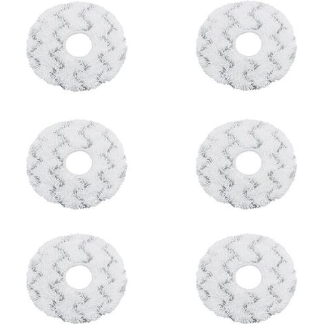 Chiffon de Nettoyage de Rechange pour aspirateur Ecovacs Deebot X1 Omni/Turbo Chiffons/Chiffons Lot de 6 Chiffons de Nettoyage (1/5)