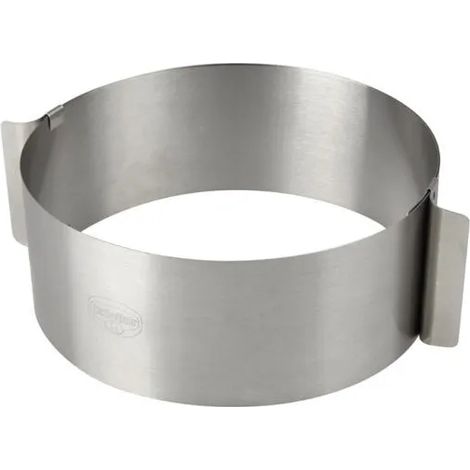 Cercle à pâtisserie Dr. Oetker acier inoxydable extensible 16-30 cm