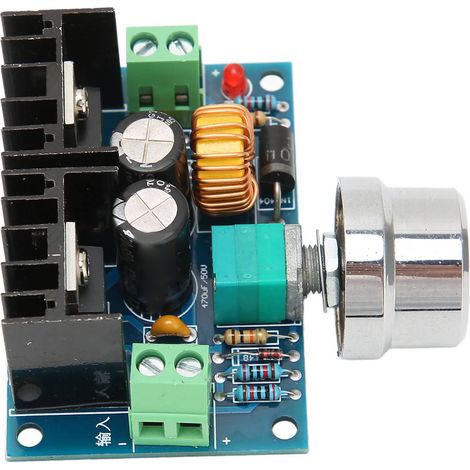 Régulateur de tension CC haute puissance, module abaisseur en plastique avec modulation PWM, intensité maximale de 8 A et puissance de 200 W. (1/5)