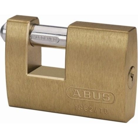 Candado seg 70mm arco rectangular lat lat abus