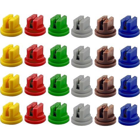 30pcs Spraying Spray Nozzles Degree Fan-shaped Atomizing Nozzle Plastic Nozzle Spray Nozzle Tip Assorted Set (1/5)