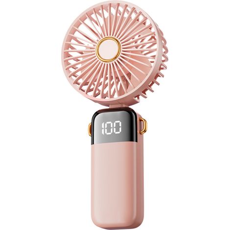 Mini ventilatore portatile, silenzioso, 12.000 giri/minuto, velocità regolabile, supporto per telefono, USB-C