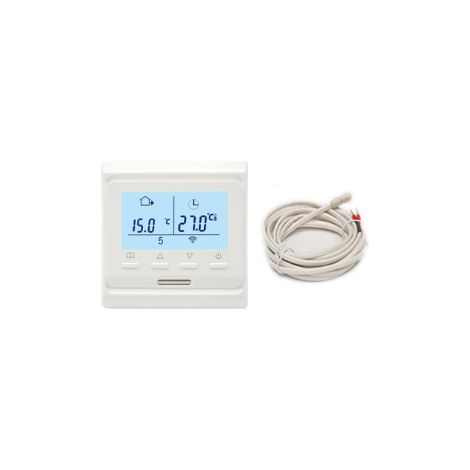 Thermostat Intelligent WIFI Blanc 3A, Régulateur pour Chauffage au Sol Eau et Chaudière Gaz, IP20, Puissance 3200W, Tension 100-230VAC, PC Ignifuge, Dimensions 86×89×43mm – Contrôle à Distance pour Ma (1/5)