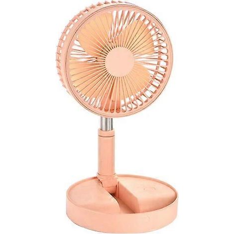 Ventilateur portable électrique rechargeable par USB, mini-ventilateur télescopique pliable pour la maison, idéal pour l'été, la chambre ou le bureau.-AquaForge (1/5)